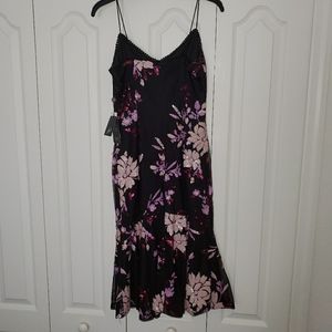 Adrianna Papell floral sequined dress